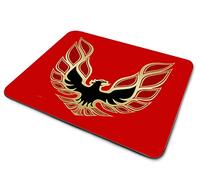 Tappetino per mouse quadrato con retro in gomma sottile, compatibile con Pontiac Firebird Trans Am Sreaming Chicken Red Design sottile quadrato per computer portatili e scrivanie
