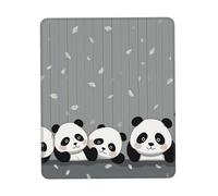 Tappetino per mouse quadrato divertente Baby Panda tappetino per mouse con base in gomma antiscivolo Tappetino per mouse personalizzato per mouse wireless laptop accessori da scrivania da ufficio