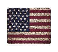 Tappetino per mouse quadrato impermeabile antiscivolo con base in gomma tappetino per mouse lavabile tappetino per mouse con stampa bandiera americana tappetino per mouse da viaggio per laptop