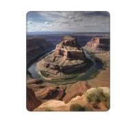 Tappetino per mouse quadrato, impermeabile, con base in gomma antiscivolo, motivo: Grand Canyon, Arizona, tappetino per mouse per computer portatile, lavabile, tappetino da scrivania per ufficio