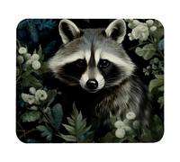 Tappetino per mouse Raccoon Sad, comodo tappetino per mouse con superficie liscia e antiscivolo per alleviare il dolore, computer, laptop, ufficio e