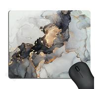 Tappetino per mouse rettangolare in marmo grigio SSOIU, bellissimo tappetino per mouse, grazioso tappetino per mouse con base in gomma antiscivol