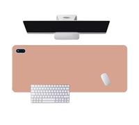 Tappetino per mouse riscaldante con display LCD, riscaldamano USB inverno, 5 livelli temperatura regolabili + spegnimento auto 4h, anti-scivolo, per casa/ufficio.(Pink,80 * 33cm)