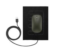 Tappetino per mouse riscaldato, sicuro e elettrico, protezione da surriscaldamento a 3 livelli, per casa, dormitorio, ufficio, studio, appartamento, lavoro, inverno, comfort, uso quotidiano