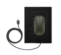 Tappetino Per Mouse Riscaldato - Tappetino Da Scrivania Elettrico Compatto E Caldo Veloce Da 20 Cm | Base Riscaldante In Rame Antiscivolo 110 G, Dispositivo Scaldamani A Temperatura Controllata Per Gi
