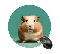 Tappetino per mouse rotondo con base in gomma antiscivolo, lavabile, impermeabile, tappetino per mouse da gioco carino e strano tappetino per mouse per computer ufficio accessori da scrivania 19,8 x