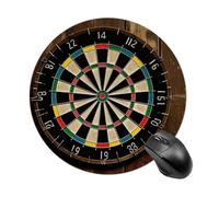Tappetino per mouse rotondo con bersaglio per freccette, con base in gomma antiscivolo, lavabile, tappetino protettivo per scrivania, decorazione per casa e ufficio, accessori da scrivania, 19,8 cm