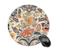 Tappetino per mouse rotondo in stile country francese carino piccolo tappetino per mouse wireless da lavoro per computer portatile mini tappetino per mouse decorazione per la casa accessori da