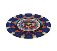 Tappetino per mouse rotondo, morbido, per astrologia, 21,6 cm, per divinazione