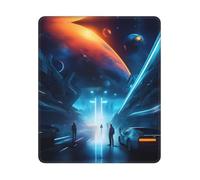 Tappetino per Mouse, Science Fiction Tampone per Mouse Confortevole Tappetino per Il Mouse da Gioco Ergonomico Tappeto Mouse per Notebook Pc 25X30Cm