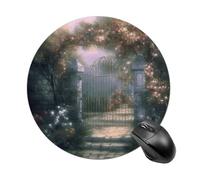 Tappetino per mouse Secret Garden con base in gomma antiscivolo, tappetino per mouse da gioco wireless, accessori da scrivania per computer portatile, casa e ufficio