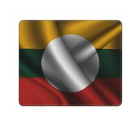 Tappetino per Mouse Silk Style Flag of The Shan State Desk Mat Multifunzione Tappetino per Mouse da Gioco Pulire Mouse Pad per Pc Ufficio Computer Portatile 25X30Cm