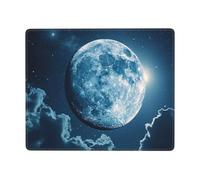 Tappetino per mouse Silver Moon, durevole ed ecologico, per giochi e ufficio, design antiscivolo per maggiore comfort e precisione