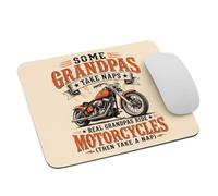 Tappetino per Mouse Some Grandpas Take Naps The Real Ones Riding Tappetini