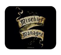 Tappetino per mouse sottile a basso profilo con scritta in inglese "Mischief Managed" di Harry Potter