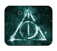 Tappetino per mouse sottile con logo dei doni della morte di Harry Potter