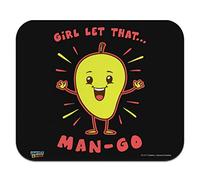 Tappetino per mouse sottile con scritta "Girl Let That Man Go", divertente umorismo