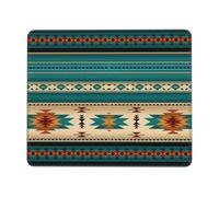 Tappetino per Mouse Southwestern Native American Aztec Ethnic Navajo Tribal Mouse Mat Confortevole Tappetino Scrivania Pulire Tappetino per Tastiera per Pc Computer Portatile Gaming 25X30Cm