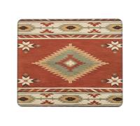 Tappetino Per Mouse Southwestern Native American Aztec Ethnic Navajo Tribal Mousepad Confortevole Tappetino Mouse Gaming Waterproof Mouse Pad Per Computer Portatile Pc Laptop 25X30Cm