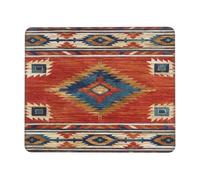Tappetino per Mouse Southwestern Native American Aztec Ethnic Navajo Tribal Protezione Scrivania da Ufficio Multifunzione Tappetino Mouse Gaming Portatile Mouse Mat per Pc Gaming 25X30Cm