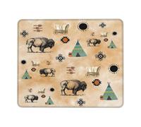 Tappetino per Mouse Southwestern Native American Aztec Ethnic Navajo Tribal Western Arrow Tappetino Scrivania Multifunzione Tappetino Mouse Gaming Portatile Tappetino per Tastiera per Gaming Pc