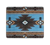 Tappetino per Mouse Southwestern Native American Aztec Navajo Protezione Scrivania da Ufficio Confortevole Tappetino Mouse Gaming Waterproof Tappetino per Tastiera per Mac Laptop Ufficio 25X30Cm