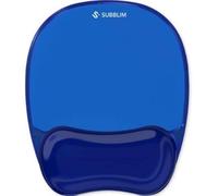 Tappetino per Mouse Subblim Ergo Crystal Flex Gel Blu Scuro Antiscivolo