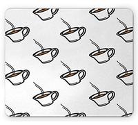Tappetino per Mouse Tea Lover Image of A British Cup of Tea On Plain Background Traditional Drink Tappetino per Il Mouse Antiscivolo Portatile Mousepad Forma Rettangolare, per Casa, 25x30cm