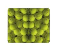 Tappetino per Mouse Tennis Balls Soffice Gaming Mouse Pad Portatile Mousepad per Mac Ufficio Sensori da Gioco 10X12In
