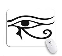 Tappetino Per Mouse The Ancient Symbol Eye Of Horus Egyptian Moon Sign Tappetino Mouse Gaming Personalizzato Facile Da Pulire Tappetino Per Il Mouse Antiscivolo, Per Scrivania, Laptop, 25 x 30cm