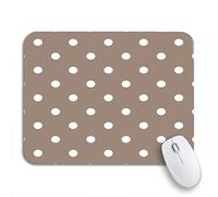 Tappetino per Mouse The of Polka DOT Two Colors White Circles Tappetino Mouse Gaming Portatile Confortevole Tappetino Mouse, per Computer, Gaming Mouse, 25 x 30cm