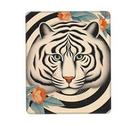 Tappetino per mouse The Tiger with Zebra Mouse Pad 10x12in