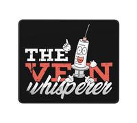 Tappetino per Mouse The Vein Whisperer Phlebotomy Phlebotomist Blood Durevole Tappetino Mouse Gaming Confortevole Desk Mat per Sensori da Gioco Mac Pc 10X12In