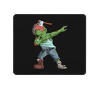 Tappetino per Mouse The Zombie Does A Tap Dance with A Machete in His Head Mouse Pad Confortevole Tappetino Mouse Gaming Waterproof Desk Mat per Gaming Ufficio Laptop 25X30Cm