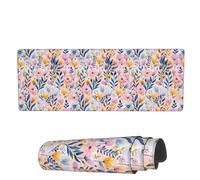 Tappetino Per Mouse Thriving Spring Flowers Tappetino Mouse Gaming Base Antiscivolo In Gomma Mousepad Forma Rettangolare, Per Computer, Laptop, Gaming Mouse, 80x30cm