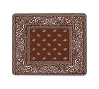 Tappetino Per Mouse Traditional Black Pai-Sley Bandana Tappetino Per Mouse Da Gioco Waterproof Mousepad Pulire Tappetino Per Tastiera Per Laptop Pc Computer Portatile 25X30Cm