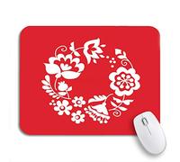 Tappetino Per Mouse Traditional European Ukrainian Rustic Flower Wedding Composition Rural Folk Tappetino Mouse Gaming Portatile Impermeabile Tappetino Mouse Pad, Per Computer, Laptop, 25 x 30cm
