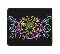 Tappetino Per Mouse Triple Moon Goddess Wiccan Mouse Mat Una Presa Stabile Su Superfici Lisce Mouse Pad Waterproof Tappetino Mouse Gaming Per Ufficio Mac Laptop 25X30Cm