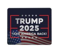Tappetino per Mouse Trump 2025 Take America Back Tappetino Mouse Piccolo Portatile Confortevole Sottomano, per Ufficio, Scrivania, Gaming Mouse, 25x30cm