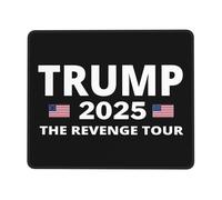 Tappetino per Mouse Trump 2025 The Revenge Tour Tappetino Mouse Pad Impermeabile Lavabile Sottomano, per Gaming Mouse, Computer, Laptop, 25x30cm