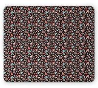 Tappetino per Mouse Uni-Corn Pattern with Candies Ice Cream And Stars Design Tappetini Mouse Confortevole Mousepad Forma Rettangolare, per Casa, Scrivania, Laptop, 25x30cm