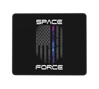 Tappetino per Mouse United States Space Force Flag Tappetino Mouse Impermeabile Confortevole Mousepad Forma Rettangolare, per Laptop, Computer, Scrivania, 25x30cm