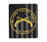 Tappetino per Mouse, Us Army Military Police Corps Gaming Tappetino Mouse Pratica Tappetini per Il Mouse Antisfilacciamento Mousepad per Laptop Gamers 25X30Cm