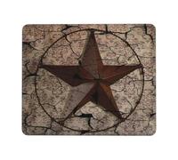 Tappetino per Mouse Vintage Damask Rustic Western Country Star Tappetino per Tastiera Pulire Mouse Mat Migliora Precisione E velocità Mouse Pad per Laptop Pc Ufficio 25X30Cm