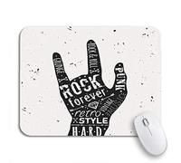 Tappetino per Mouse Vintage Hand Label Diamond Bones Arrows Stars And Rock Tappetino Mouse Antipolvere Lavabile Tappetino Mouse Gaming, per Gaming Mouse, Gioco, 25 x 30cm