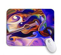 Tappetino Per Mouse Watercolor Creative Abstract Painting Subject Of Music And Rhythm Tappetino Mouse Gaming Impermeabile Facile Da Pulire Tappetino Mouse Piccolo, Per Laptop, Gioco, 25 x 30cm