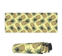 Tappetino Per Mouse Watercolor Paint Pineapple Tappetino Mouse Pad Personalizzato Sottomano, Per Scrivania, Ufficio, Casa, 80x30cm