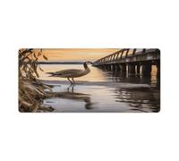 Tappetino per mouse Wild Goose by The Bridge Stampa Computer Desk Mat Gaming Mouse Pad per Home Office Gaming