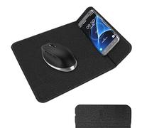 Tappetino per mouse wireless | Tappetino antiscivolo per mouse da ufficio con ricarica wireless | Accessori multifunzione per telefoni cellulari desktop computer da lavoro tastiera PC ufficio viaggi