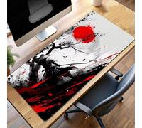 Tappetino per Mouse XXL 1000x500x3mm Tappetino Mouse Gaming Grande, Mousepad con Base in Gomma Antiscivolo, Tappeto per Tavolo da Gaming Mause e Tastiera, Accessori PC Rosso Paesaggio PjY1866 E-7